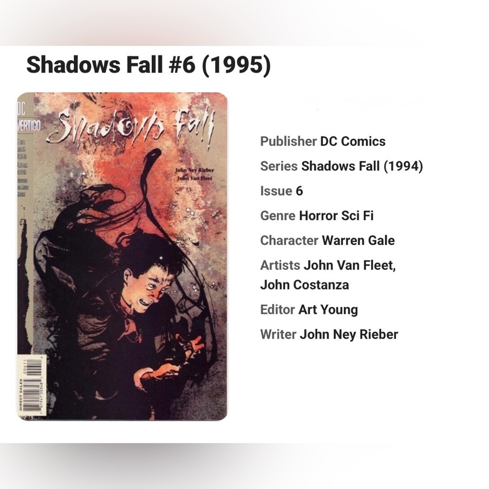 Shadows Fall #1 - 6 Comics - Picture 11 of 12